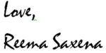 Sign Reema Saxena
